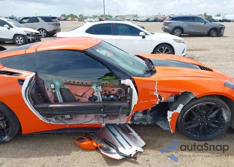 2019 Chevrolet Corvette Stingray из США, поврежденный, VIN 1G1YB2D71K5110442